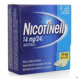 Nicotinell 14mg/24u Pleister Transdermaal 21