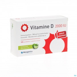 Vitamine D 2000iu Metagenics Tabl 168