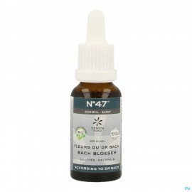 Bachbloesem Bio N°47 Druppels Slaap 20ml