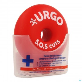 Urgo Sos Cuts Verband 3m X 2,5cm