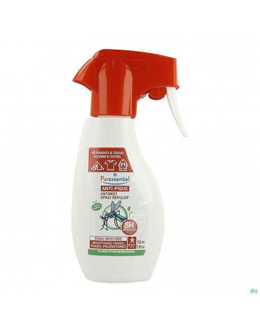 Puressentiel A/pique Spray Repulsif Vet&tissu150ml