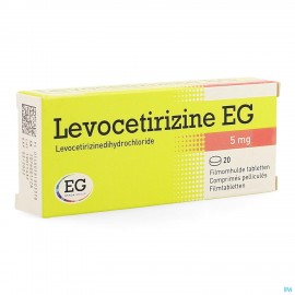 Levocetirizine Eg 5mg Comp Pell 20