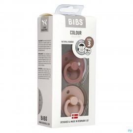 Bibs 3 Tetine Duo Woodchuck Blush