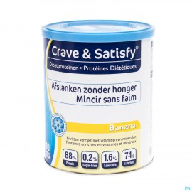 Crave & Satisfy Proteines Diet.banana Pdr Pot 200g