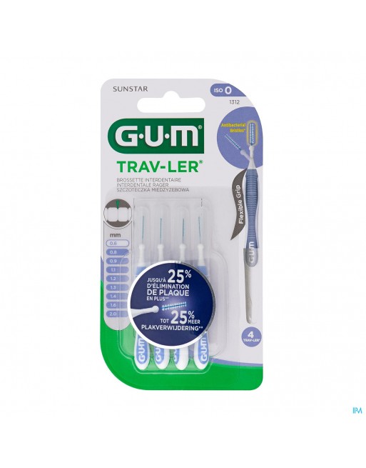 Gum Trav-ler Brosse Interdent. 0,6mm 4 1312m4