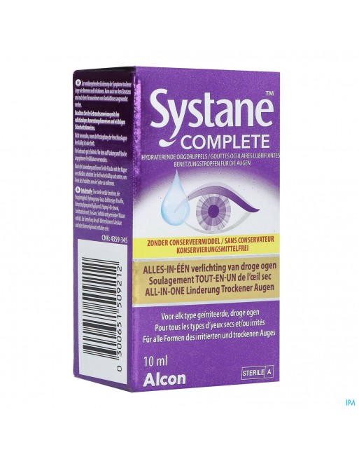 Systane Complete Sans Conservateur Fl 10ml