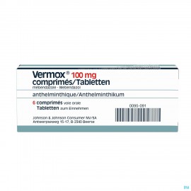 VERMOX 100 MG 6 COMP - online bestellen
