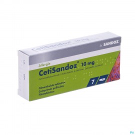 Cetirizine sandoz compr 7x 10mg