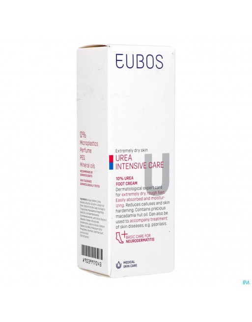 Eubos Urea 10% Voetcreme Zeer Droge Huid 100ml