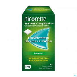NICORETTE® FRESHMINT kauwgom 105 x 2 mg