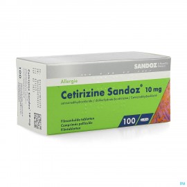 Cetirizine Sandoz compr  100x 10mg