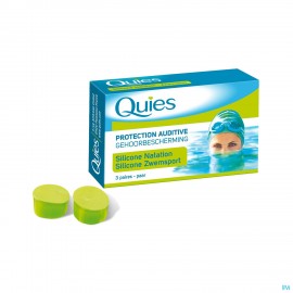 Quies Oordoppen Speciaal Zwemsport Maxi Sil.3Paar