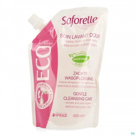 Saforelle soin lavant doux eco recharge 400 ml