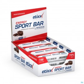 etixx energy sportbar chocolat 12 pc