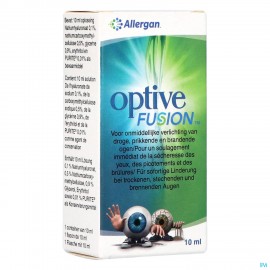 Optive fusion solutie sterile flacon 10 ml