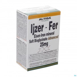 Altisa Fer Bisglycinate 25mg Tabl 90