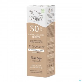 Alga Maris Creme Solaire Visage Ip30 Clair 50ml
