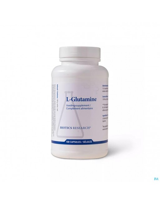 l-glutamine 500mg Biotics Caps 180