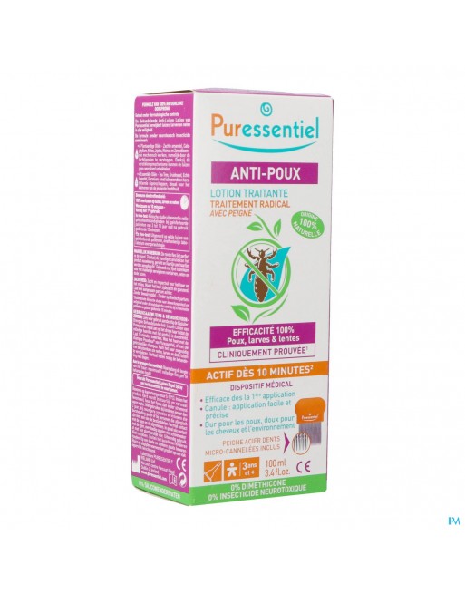 Puressentiel A/Luizen 100ml Met Kam