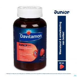 Davitamon Junior Gummies Aardbei 60
