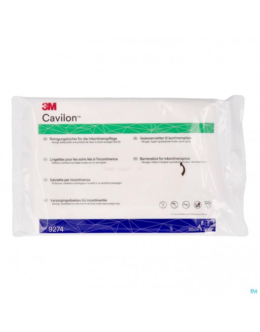Cavilon Lingettes Soin Incontinence 8 9274