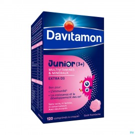 Davitamon junior framboise 120 comp nf