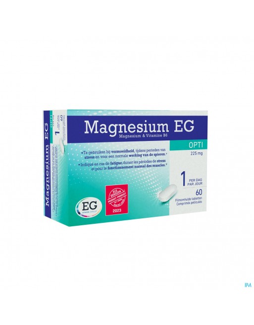 MAGNESIUM OPTI E.G 60 COMP 225 MG