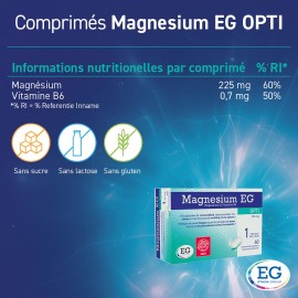 MAGNESIUM OPTI E.G 60 COMP 225 MG