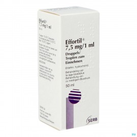 Effortil gttes 50g 7,5mg/ g