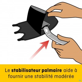 Futuro Attelle Poignet Reversible Ajustable Noir 1