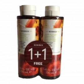 KORRES KB GEL DOUCHE BERGAMOTE POIRE  2X250ML PROMO