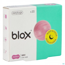 Blox Cire Naturelle Bouchons Oreille 10 Paires
