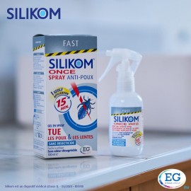 Silikom Once Spray Gel A/Luizen 100ml