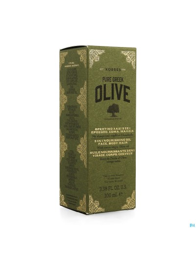 Korres Kf Olive Huile 3en1 Visage Corps Chev.100ml