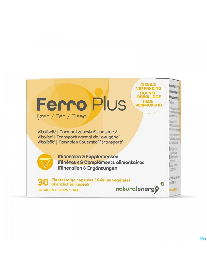 Ferro Plus Natural Energy Caps 30