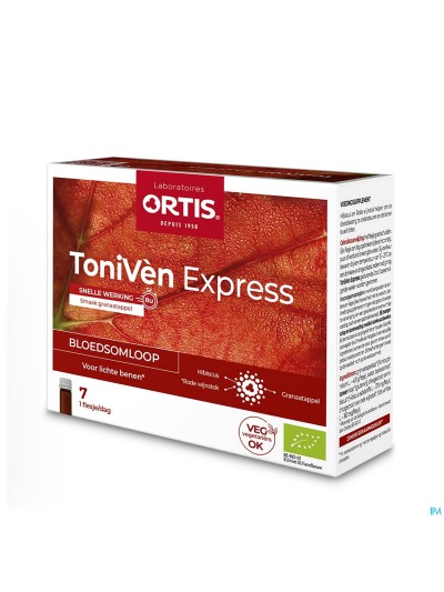 Ortis - Toniven Express bio s/alc 7x15 ml.
