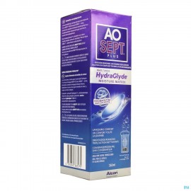 Aosept Plus Met Hydraglyde 1x360ml + 1 Lenscase