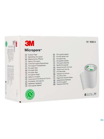 Micropore 3m Sparadrap 50mmx9,14m Rouleau 6 1530