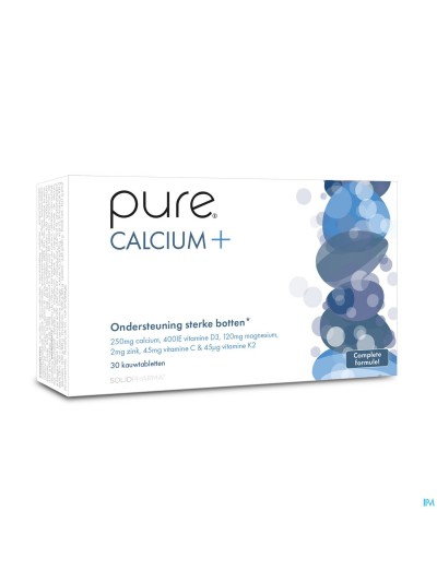 Pure Calcium+ Kauwtabl 30