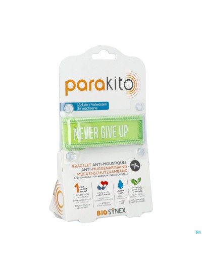 Para'kito Bracelet Adulte Never Give Up Vert