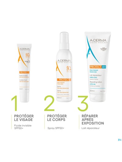 Aderma Protect Lait Reparateur A/soleil 250ml