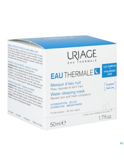 Uriage Eau Thermale Masker Water Nacht 50ml