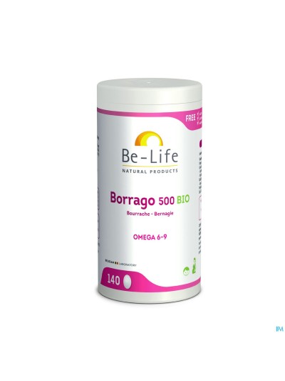 Borrago 500 Be Life Bio Caps 140