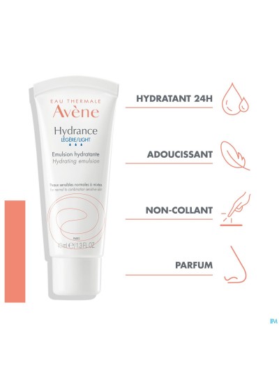 Avene Hydrance Legere Emulsion Hydratante 40ml