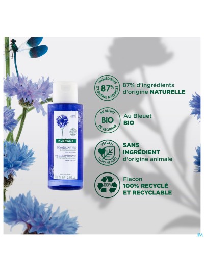 Klorane Korenbloem Demaquill. Ogen 100ml