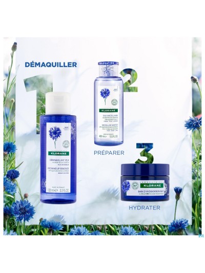Klorane Korenbloem Demaquill. Ogen 100ml
