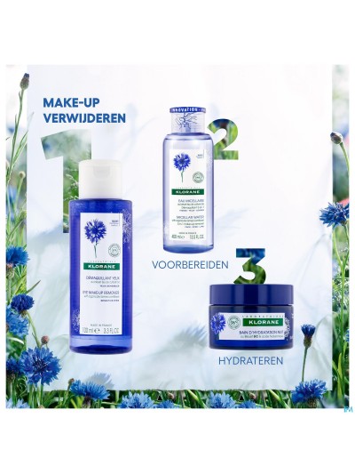 Klorane Korenbloem Demaquill. Ogen 100ml