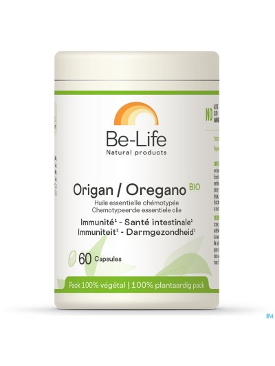 Oregano Ess Olie Bio Be Life Caps 60