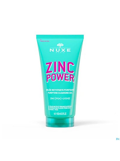 Nuxe Zinc Power Gelee Nettoyante Purifiante 150ml