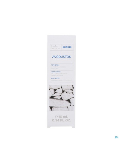 Korres Kb Avgoustos Edt Vial 10ml Boxed